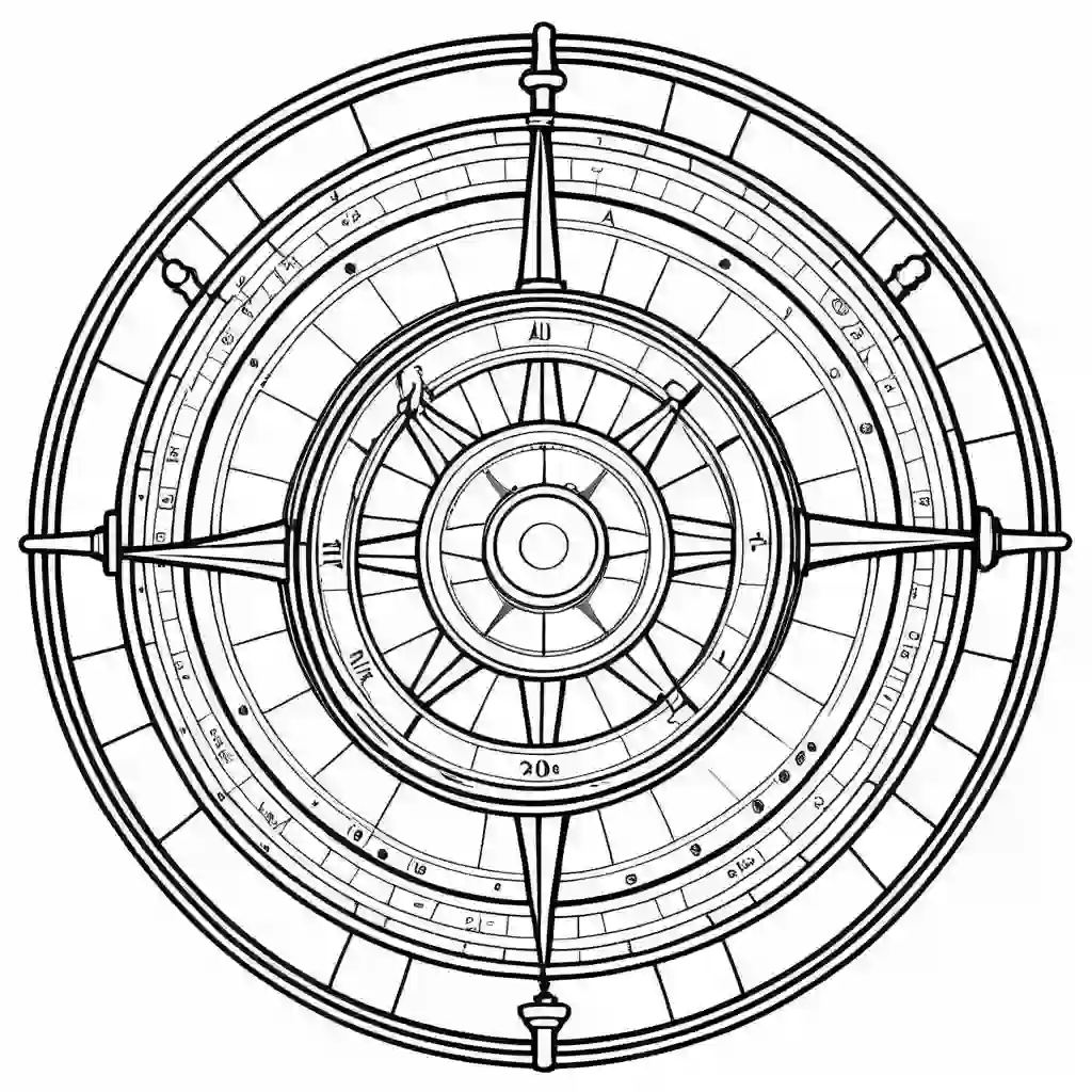 Astrolabe coloring pages